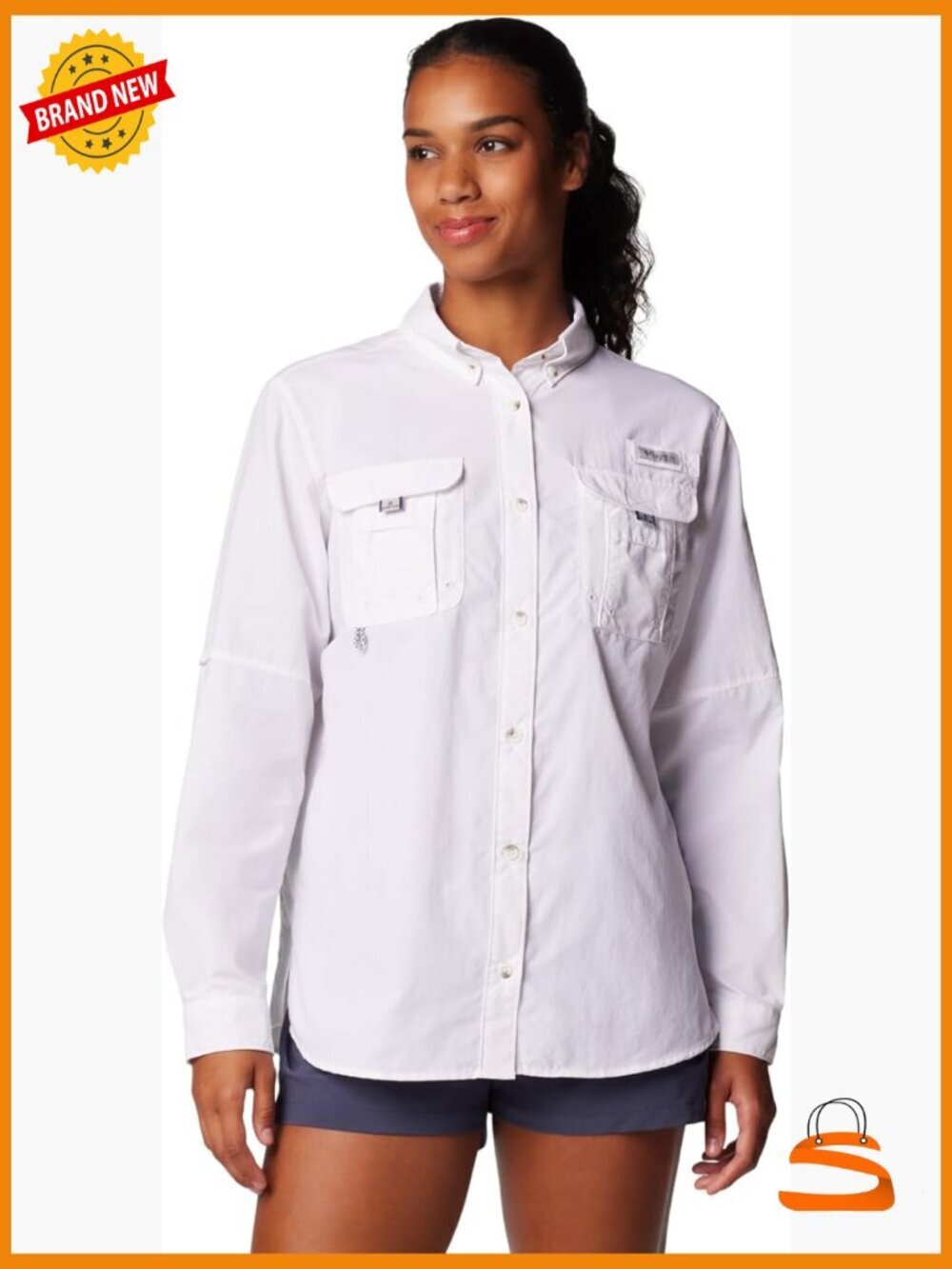 Women's Long Sleeve Button Down Shirt UPF 50+ Lightweight